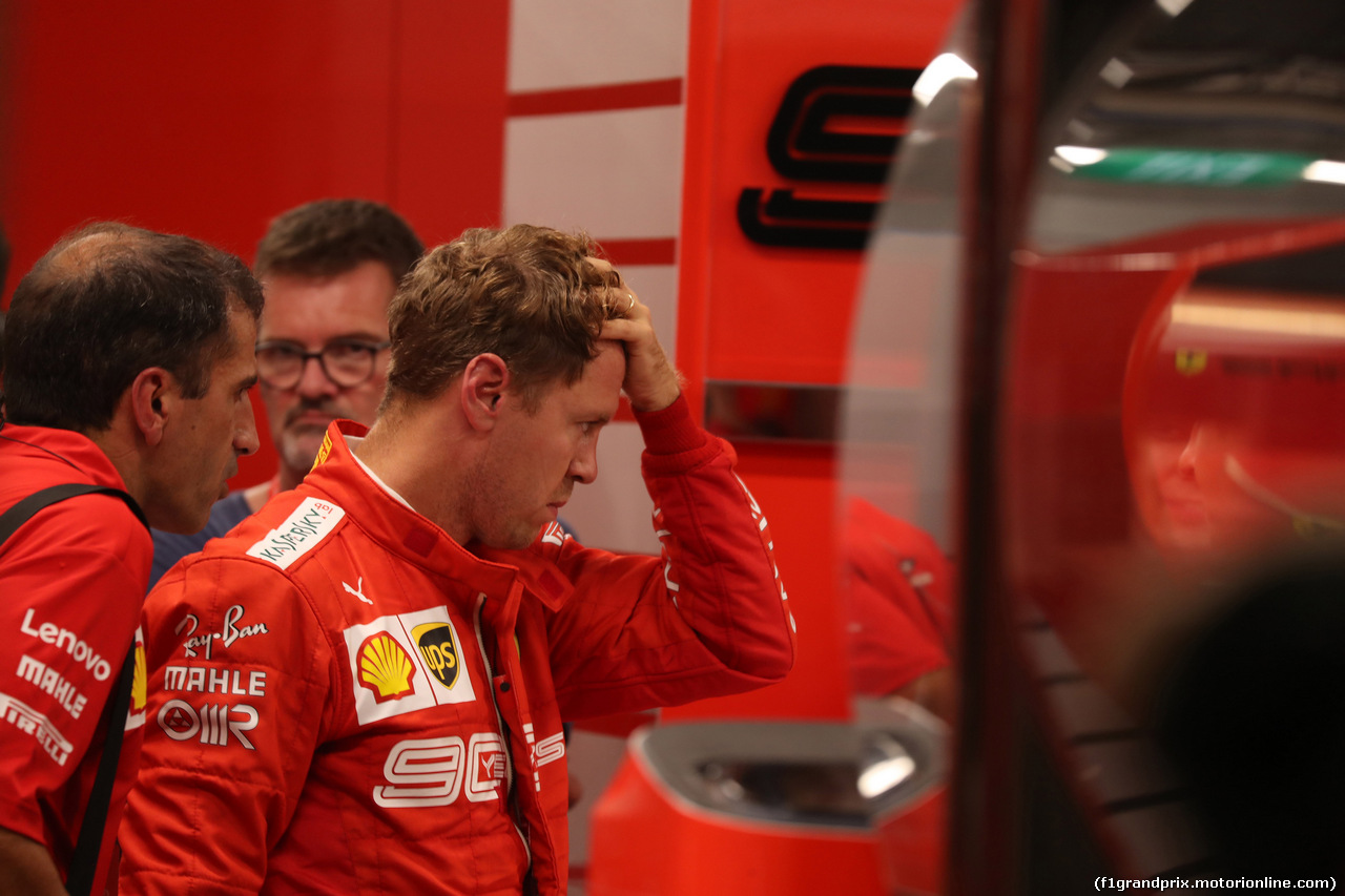 GP SINGAPORE, 20.09.2019 - Prove Libere 2, Sebastian Vettel (GER) Ferrari SF90