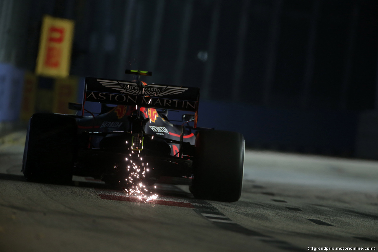 GP SINGAPORE, 20.09.2019 - Prove Libere 2, Alexander Albon (THA) Red Bull Racing RB15