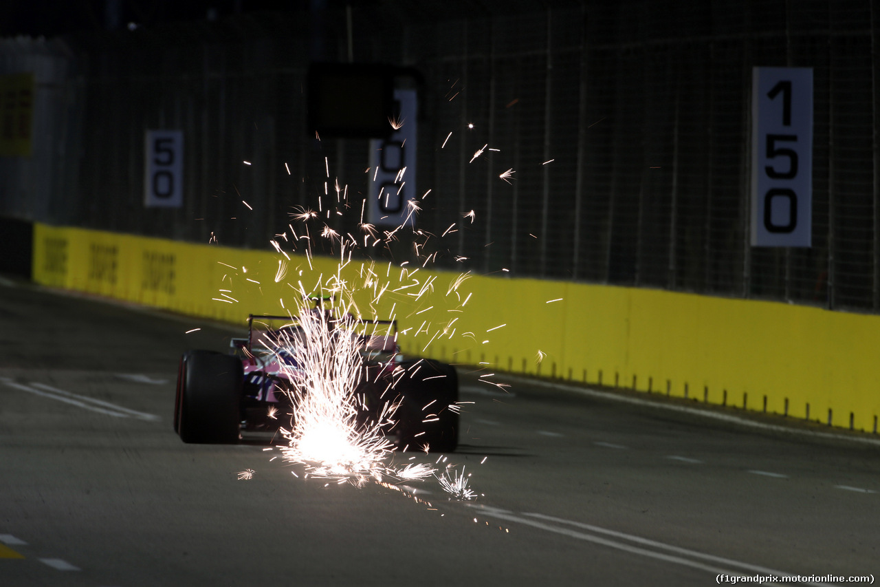 GP SINGAPORE, 20.09.2019 - Prove Libere 2, Lance Stroll (CDN) Racing Point F1 Team RP19