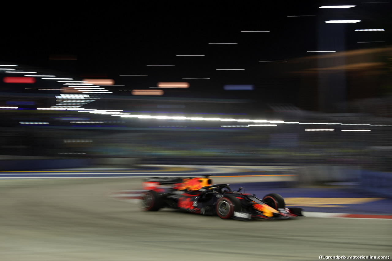 GP SINGAPORE, 20.09.2019 - Prove Libere 2, Max Verstappen (NED) Red Bull Racing RB15