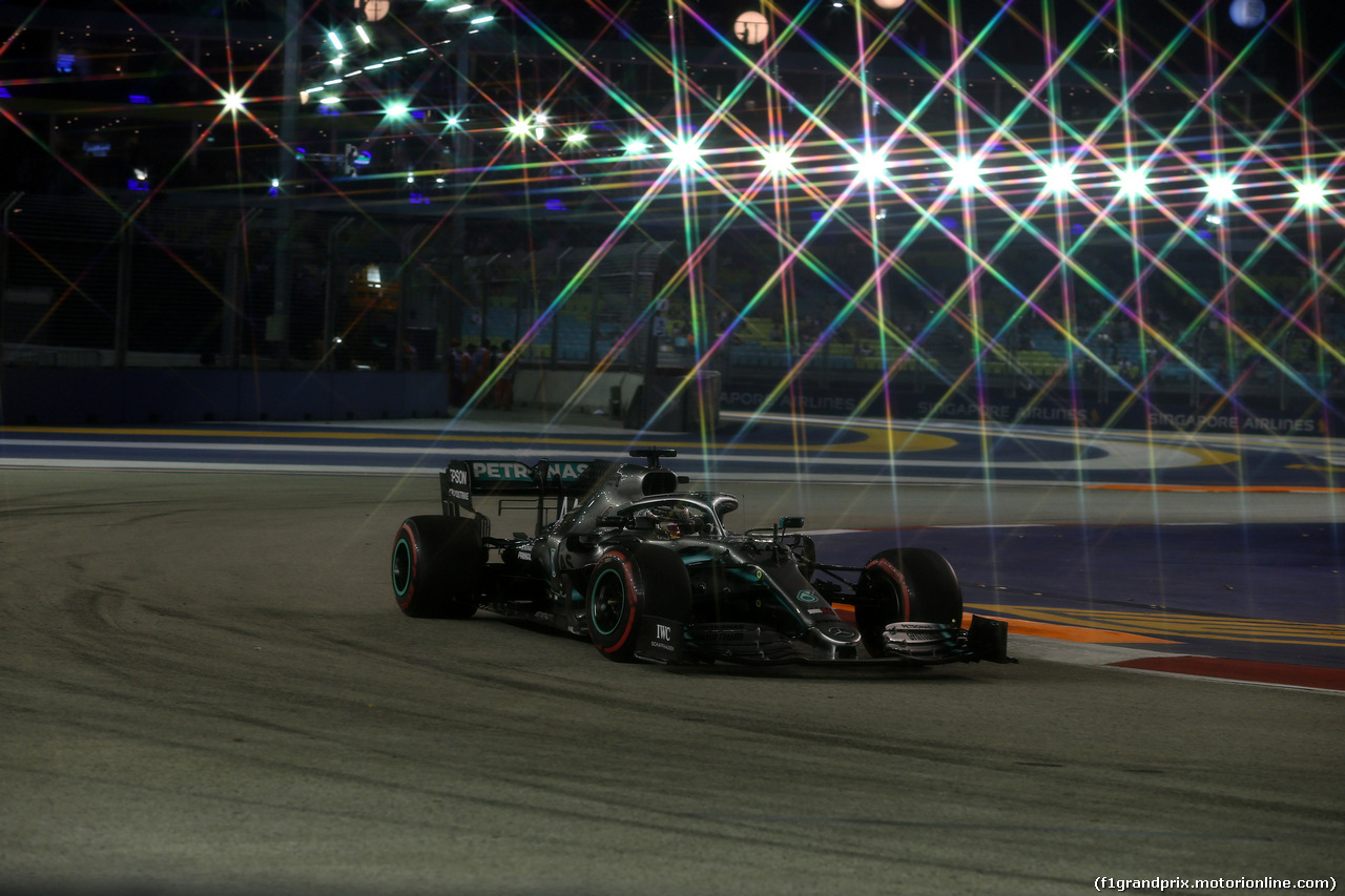 GP SINGAPORE, 20.09.2019 - Prove Libere 2, Lewis Hamilton (GBR) Mercedes AMG F1 W10