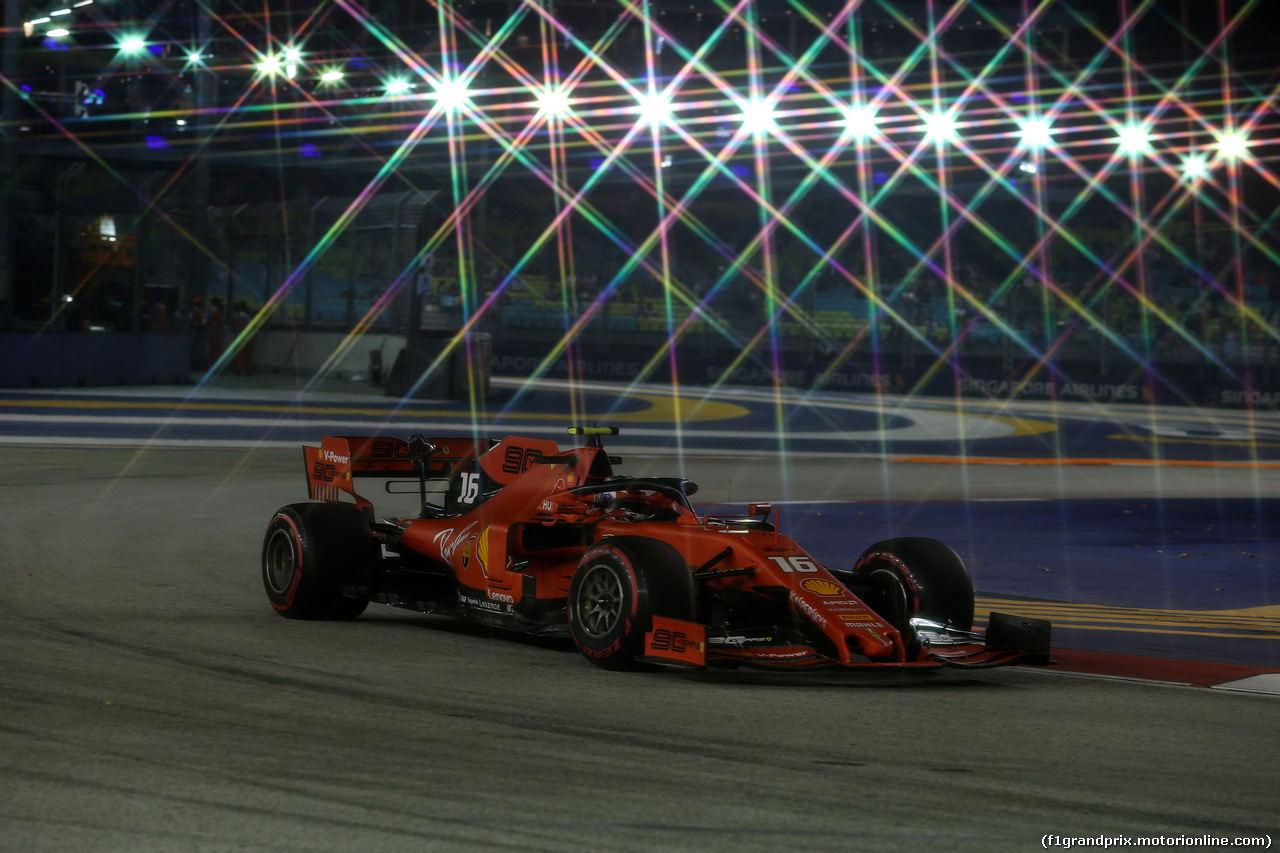 GP SINGAPORE, 20.09.2019 - Prove Libere 2, Charles Leclerc (MON) Ferrari SF90