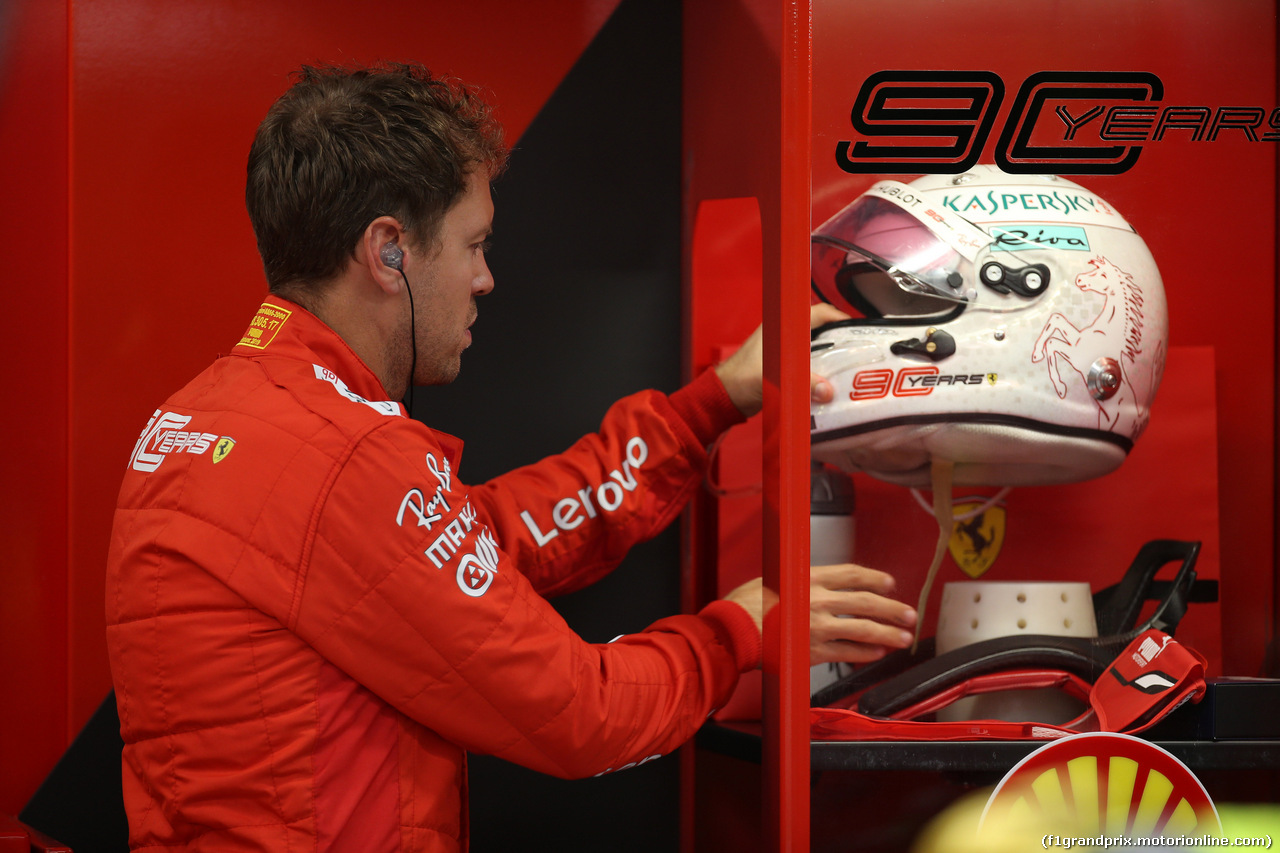 GP SINGAPORE, 20.09.2019 - Prove Libere 2, Sebastian Vettel (GER) Ferrari SF90