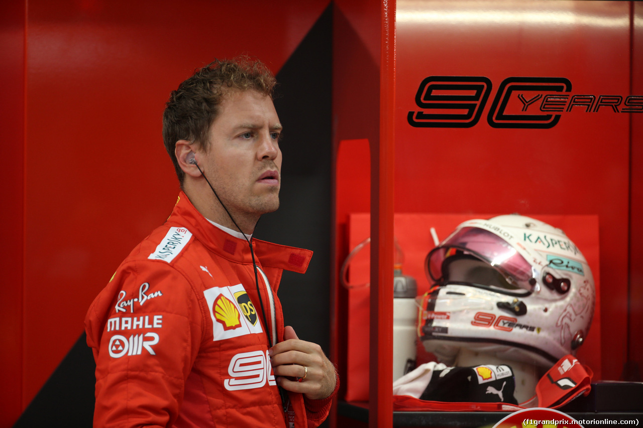 GP SINGAPORE, 20.09.2019 - Prove Libere 2, Sebastian Vettel (GER) Ferrari SF90