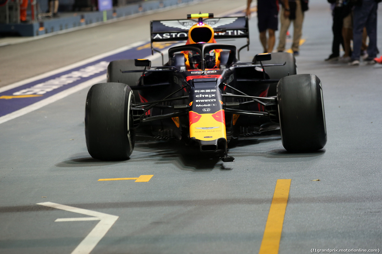 GP SINGAPORE, 20.09.2019 - Prove Libere 2, Alexander Albon (THA) Red Bull Racing RB15