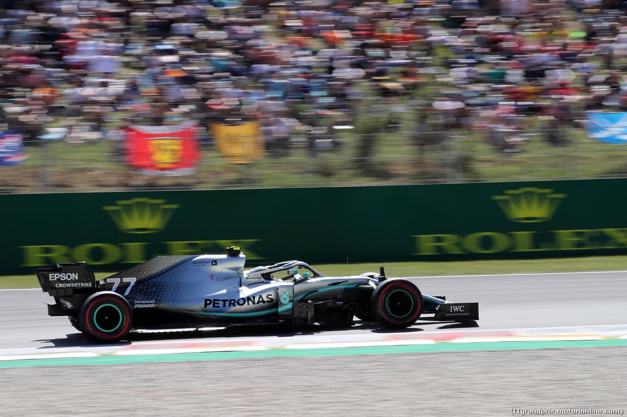 GP SPAGNA, 12.05.2019 - Gara, Valtteri Bottas (FIN) Mercedes AMG F1 W010