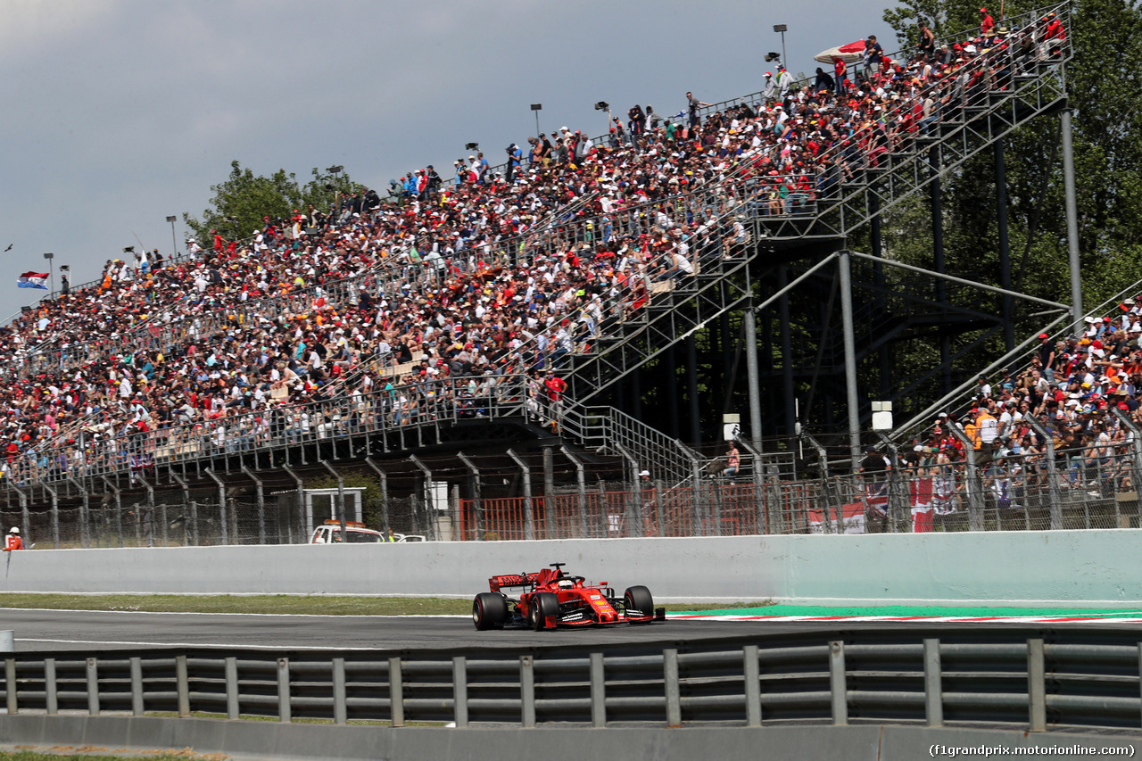 GP SPAGNA, 12.05.2019 - Gara, Sebastian Vettel (GER) Ferrari SF90