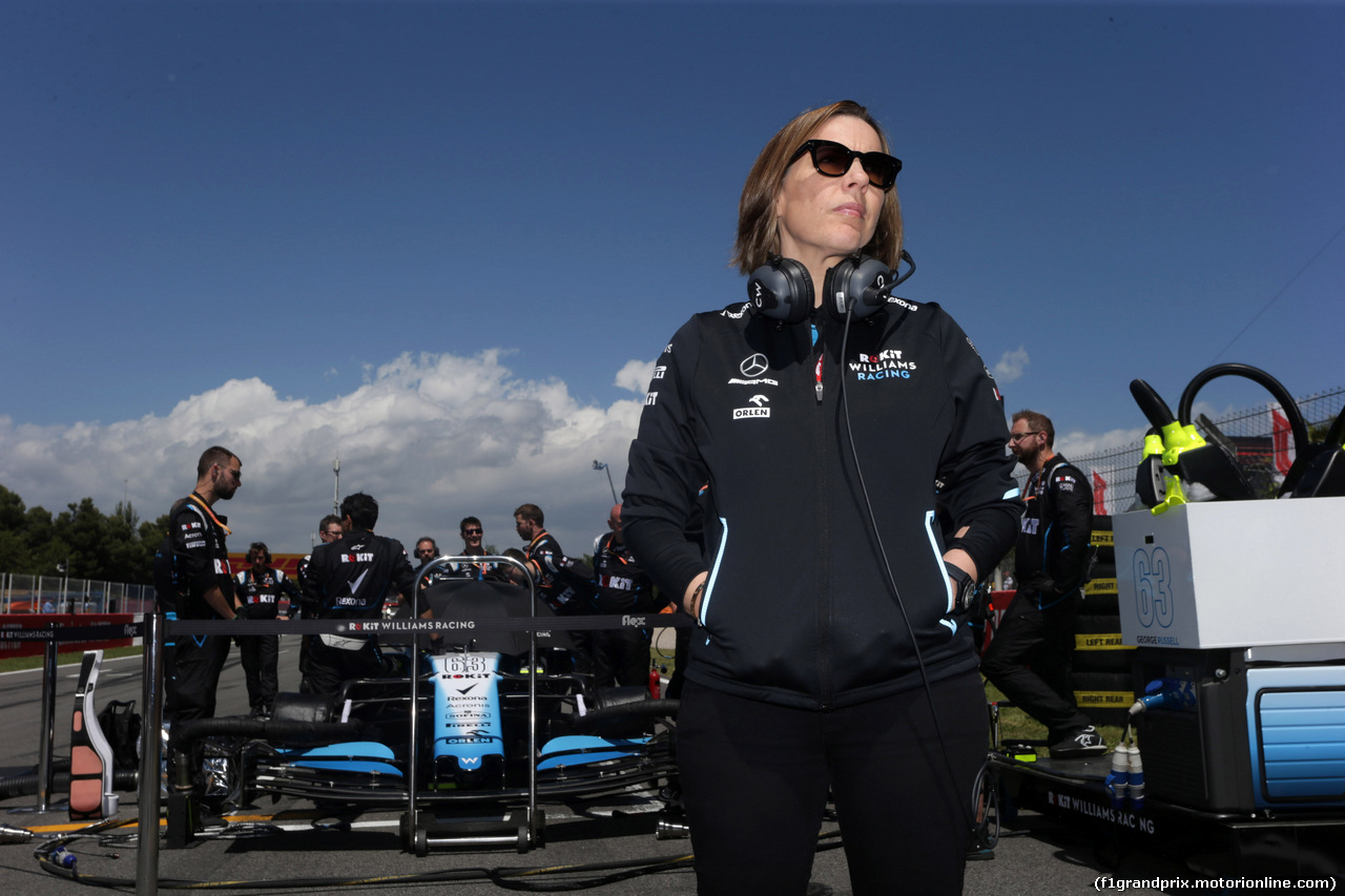 GP SPAGNA, 12.05.2019 - Gara, Claire Williams (GBR) Williams Deputy Team Principal.