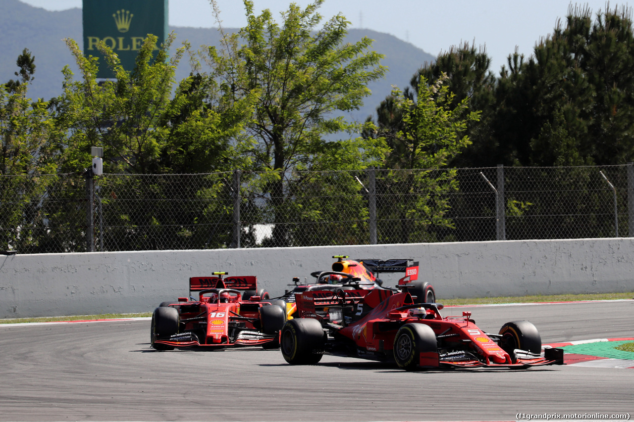 GP SPAGNA, 12.05.2019 - Gara, Sebastian Vettel (GER) Ferrari SF90