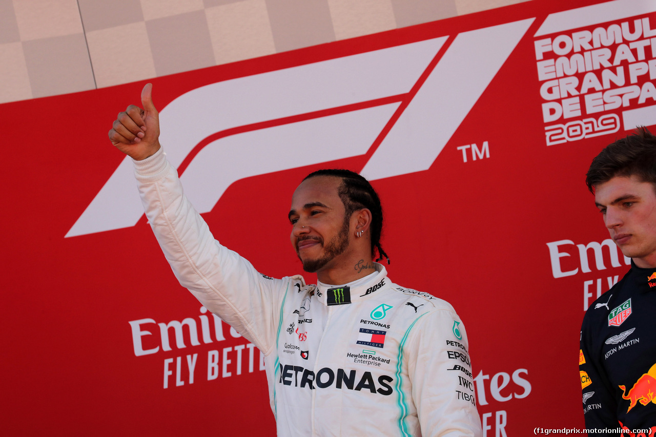 GP SPAGNA, 12.05.2019 - Gara, Lewis Hamilton (GBR) Mercedes AMG F1 W10 vincitore