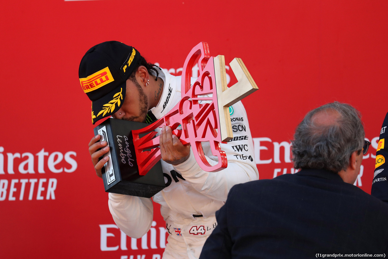 GP SPAGNA, 12.05.2019 - Gara, Lewis Hamilton (GBR) Mercedes AMG F1 W10 vincitore