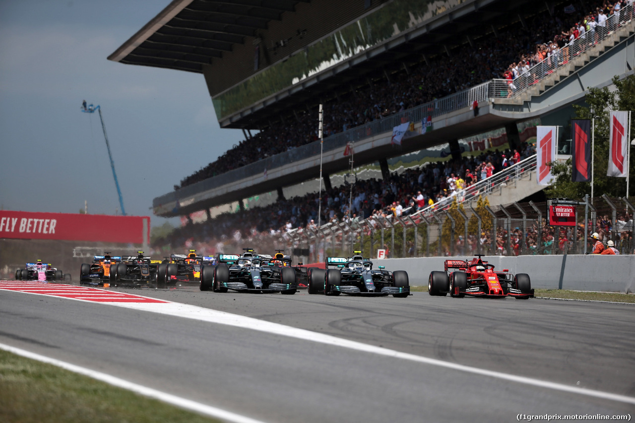 GP SPAGNA, 12.05.2019 - Gara, Start of the race