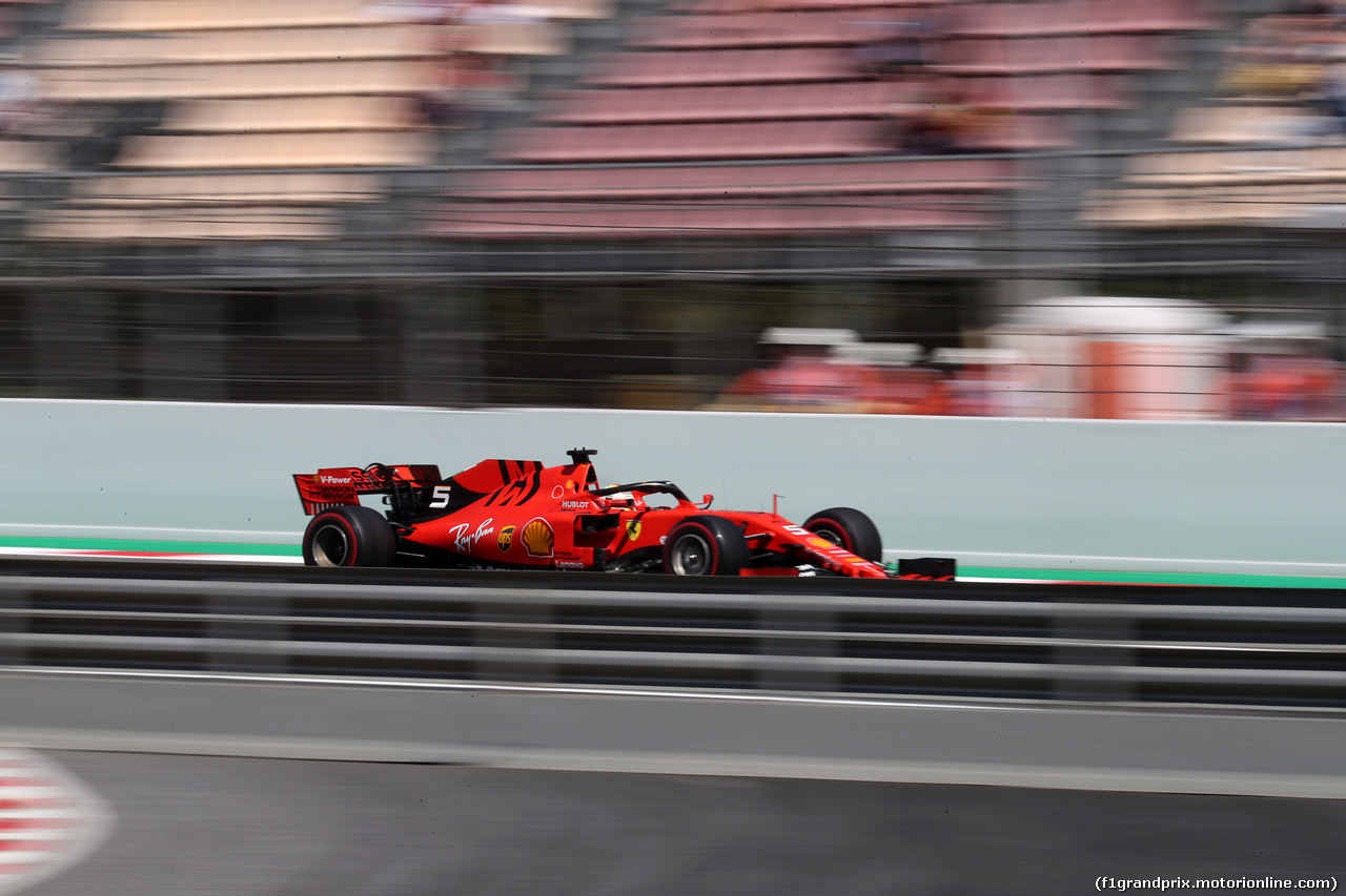 GP SPAGNA, 10.05.2019 - Prove Libere 2, Sebastian Vettel (GER) Ferrari SF90