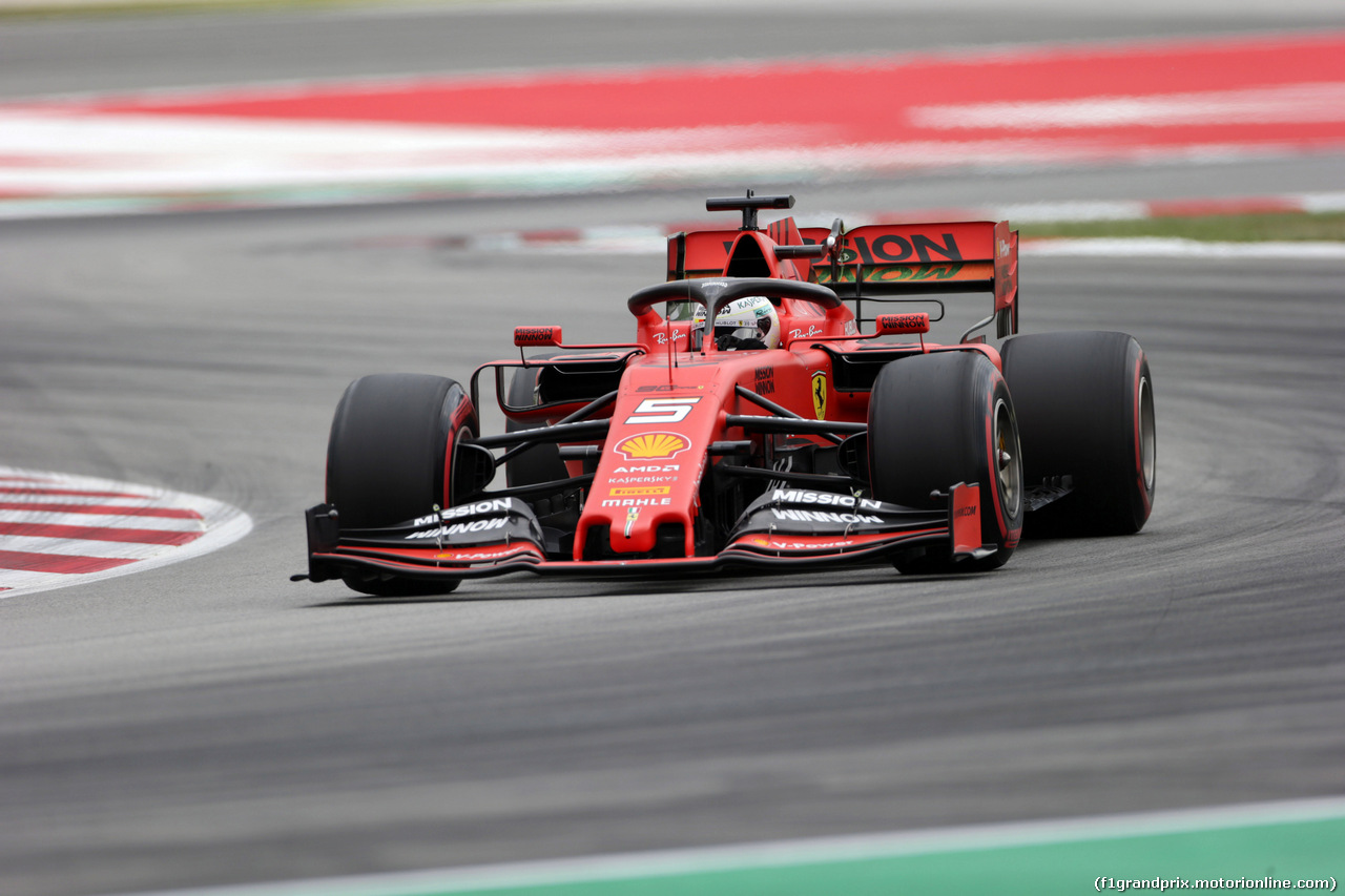 GP SPAGNA, 11.05.2019 - Prove Libere 3, Sebastian Vettel (GER) Ferrari SF90