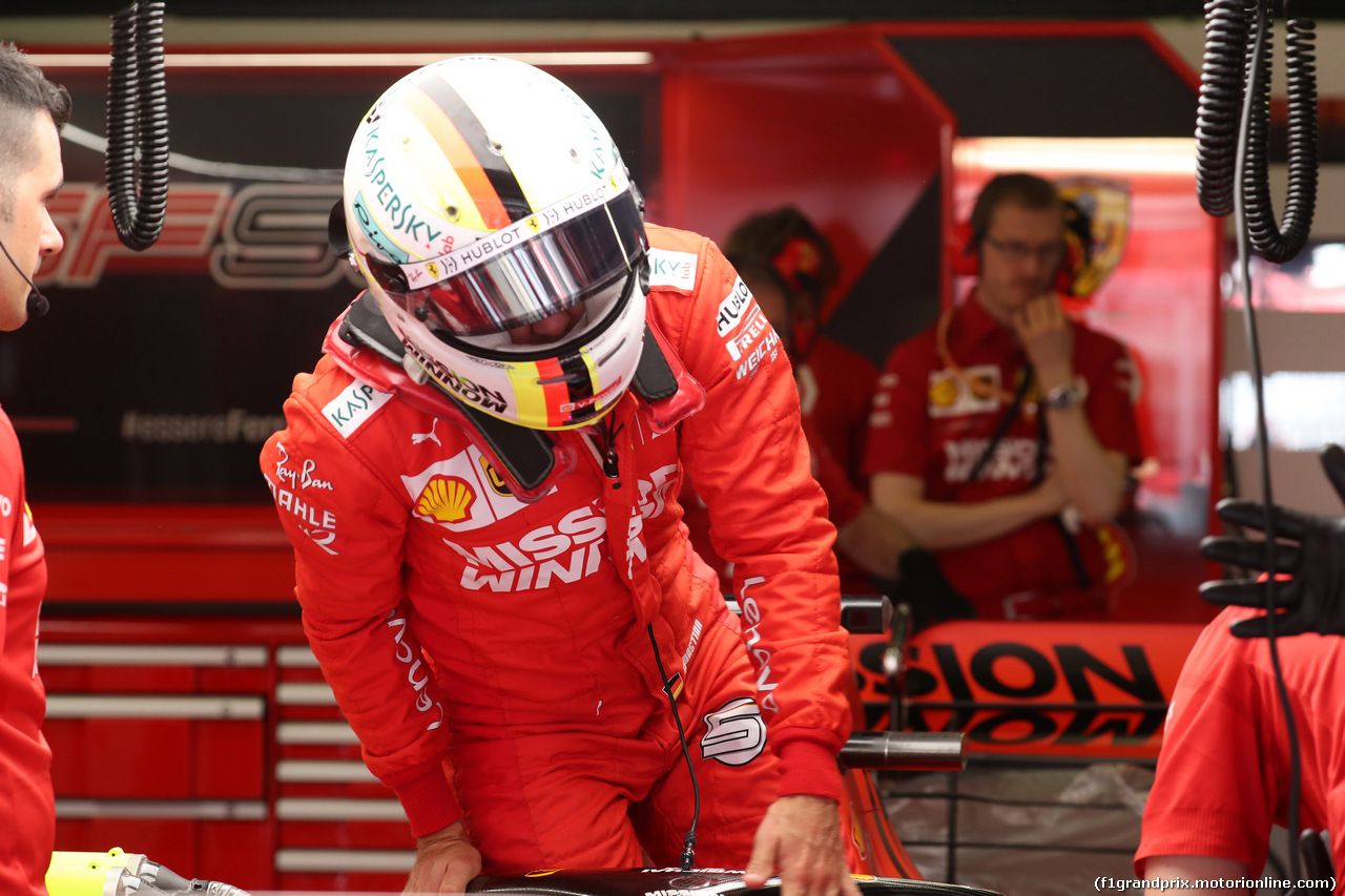 GP SPAGNA, 11.05.2019 - Prove Libere 3, Sebastian Vettel (GER) Ferrari SF90