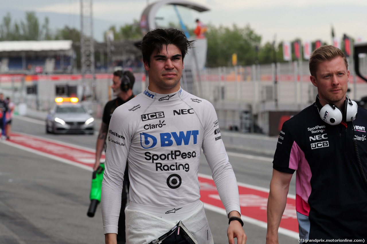 GP SPAGNA, 11.05.2019 - Prove Libere 3, Lance Stroll (CDN) Racing Point F1 Team RP19