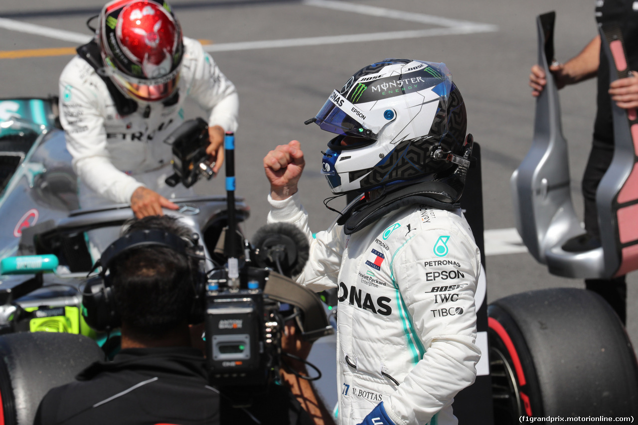 GP SPAGNA, 11.05.2019 - Qualifiche, Valtteri Bottas (FIN) Mercedes AMG F1 W010 pole position