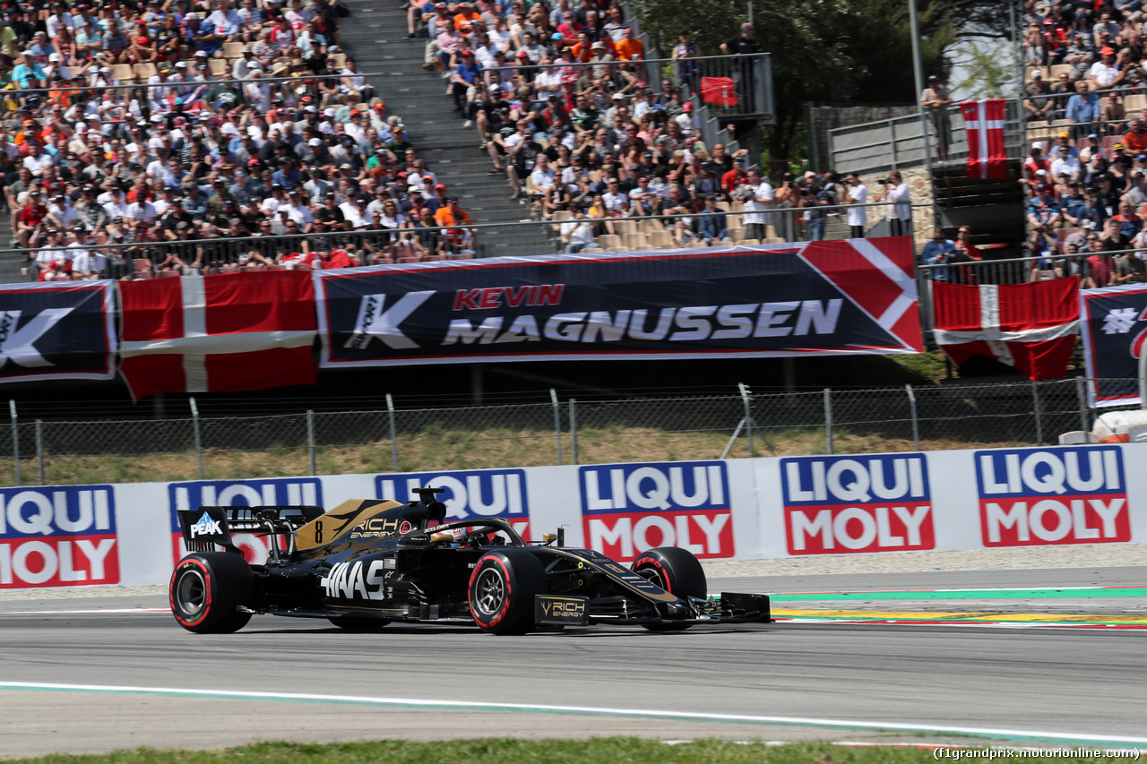 GP SPAGNA, 11.05.2019 - Qualifiche, Romain Grosjean (FRA) Haas F1 Team VF-19