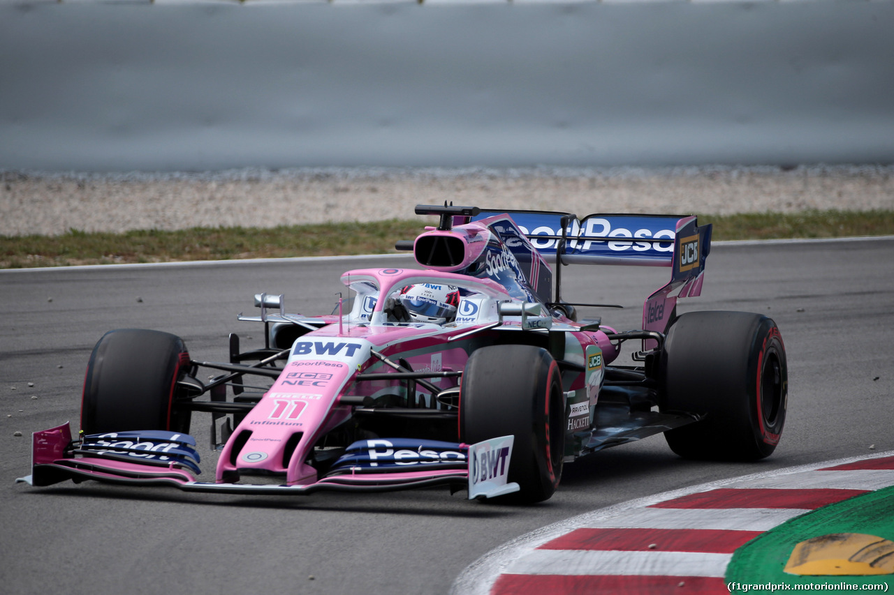 GP SPAGNA, 11.05.2019 - Qualifiche, Sergio Perez (MEX) Racing Point F1 Team RP19