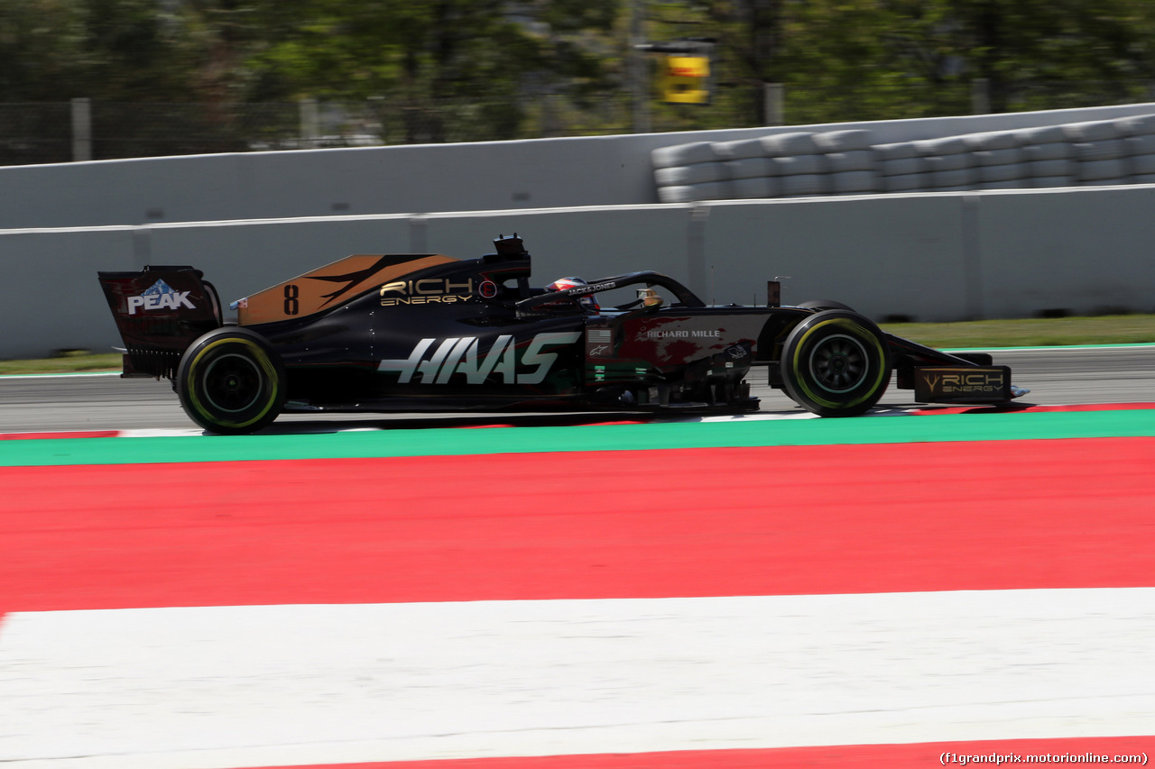 GP SPAGNA, 10.05.2019 - Prove Libere 1, Romain Grosjean (FRA) Haas F1 Team VF-19