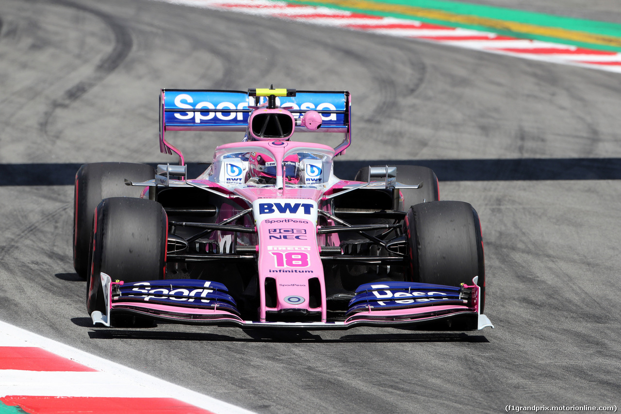 GP SPAGNA, 10.05.2019 - Prove Libere 1, Lance Stroll (CDN) Racing Point F1 Team RP19