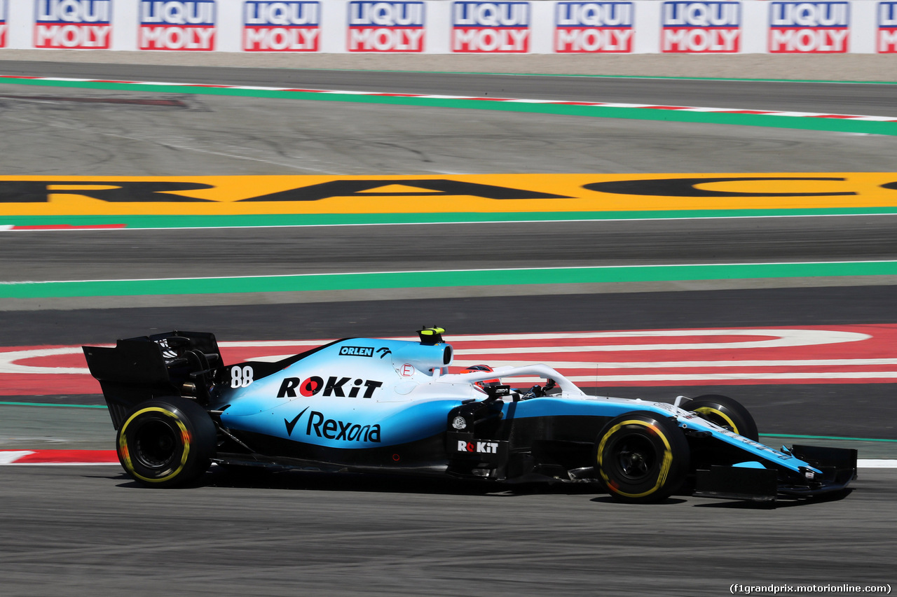 GP SPAGNA, 10.05.2019 - Prove Libere 1, Robert Kubica (POL) Williams Racing FW42