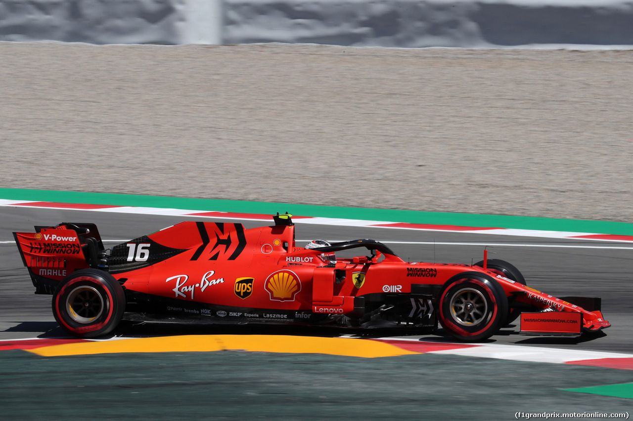 GP SPAGNA, 10.05.2019 - Prove Libere 1, Charles Leclerc (MON) Ferrari SF90