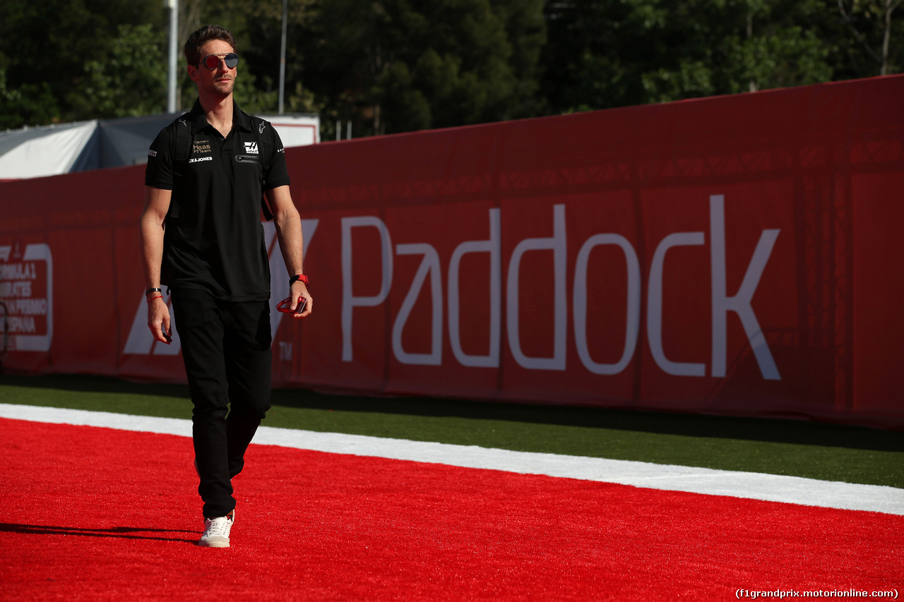 GP SPAGNA, 10.05.2019 - Romain Grosjean (FRA) Haas F1 Team VF-19