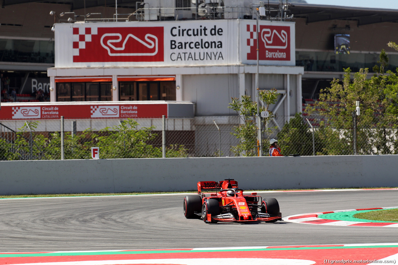 GP SPAGNA, 10.05.2019 - Prove Libere 1, Sebastian Vettel (GER) Ferrari SF90