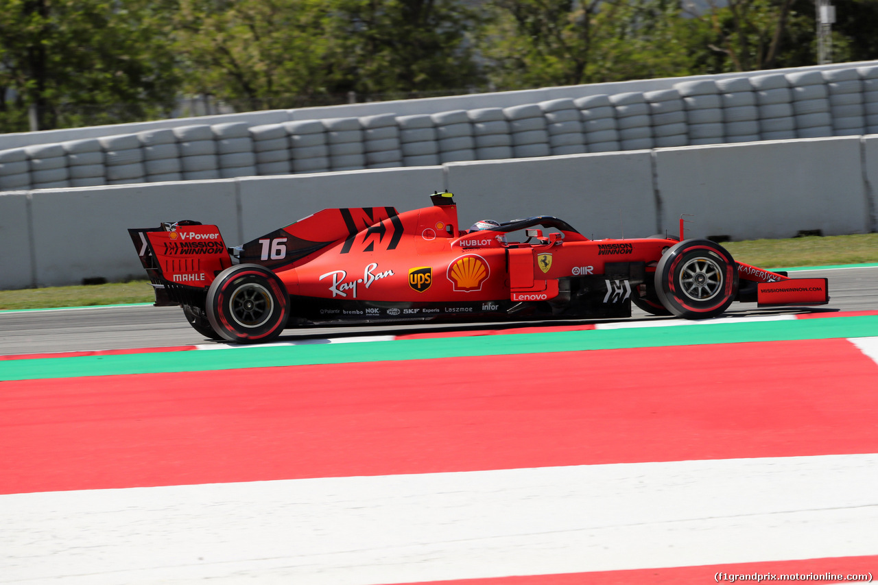 GP SPAGNA, 10.05.2019 - Prove Libere 1, Charles Leclerc (MON) Ferrari SF90