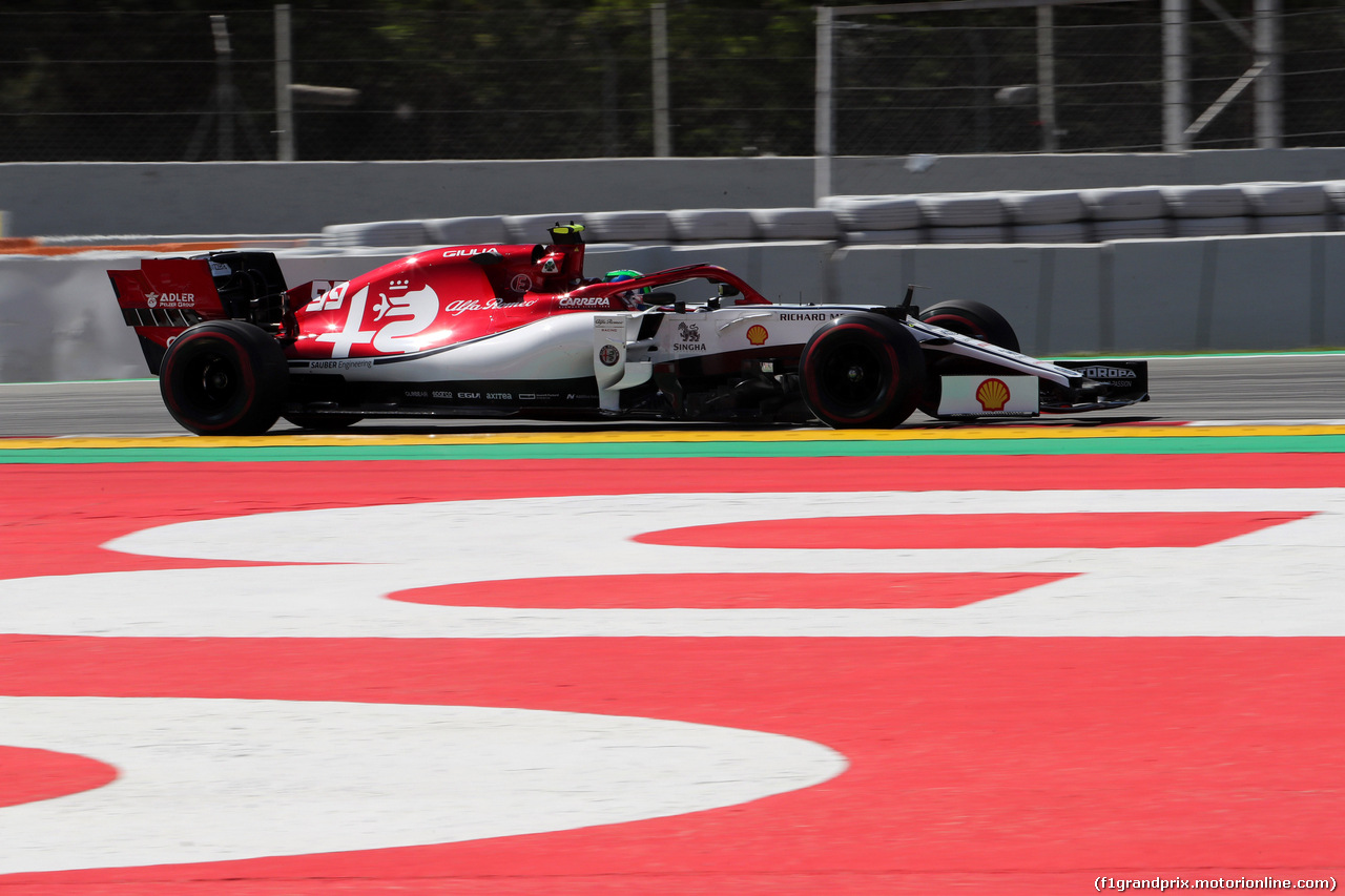 GP SPAGNA, 10.05.2019 - Prove Libere 1, Antonio Giovinazzi (ITA) Alfa Romeo Racing C38