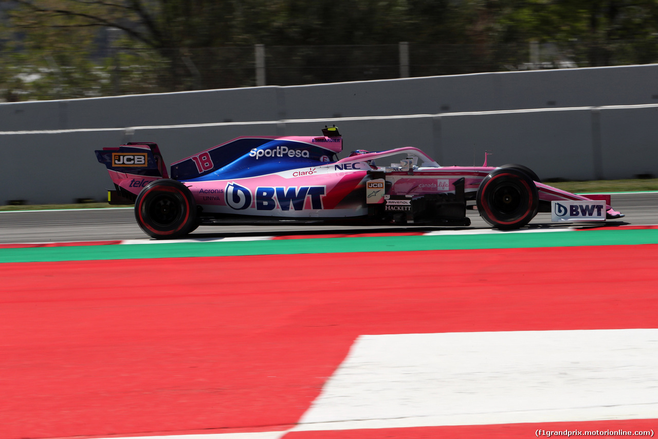 GP SPAGNA, 10.05.2019 - Prove Libere 1, Lance Stroll (CDN) Racing Point F1 Team RP19