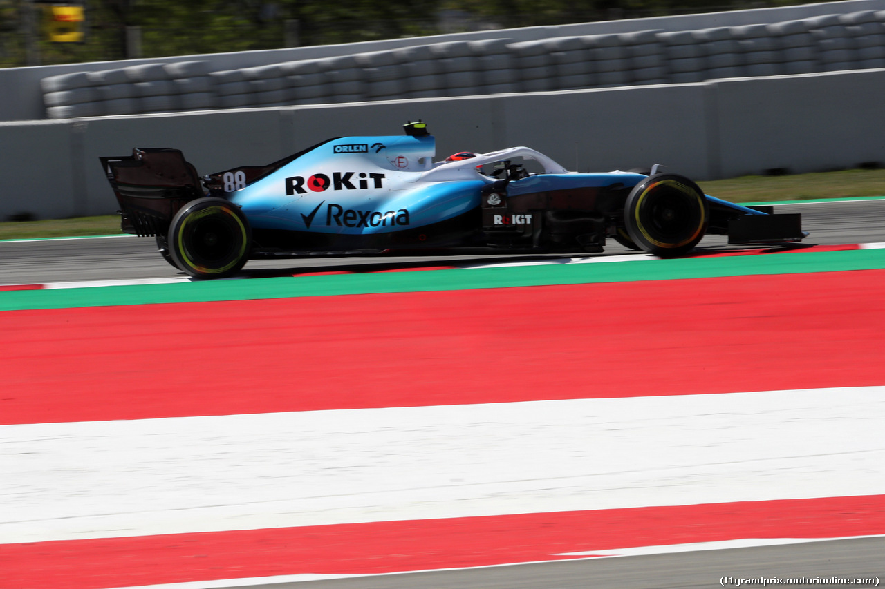 GP SPAGNA, 10.05.2019 - Prove Libere 1, Robert Kubica (POL) Williams Racing FW42