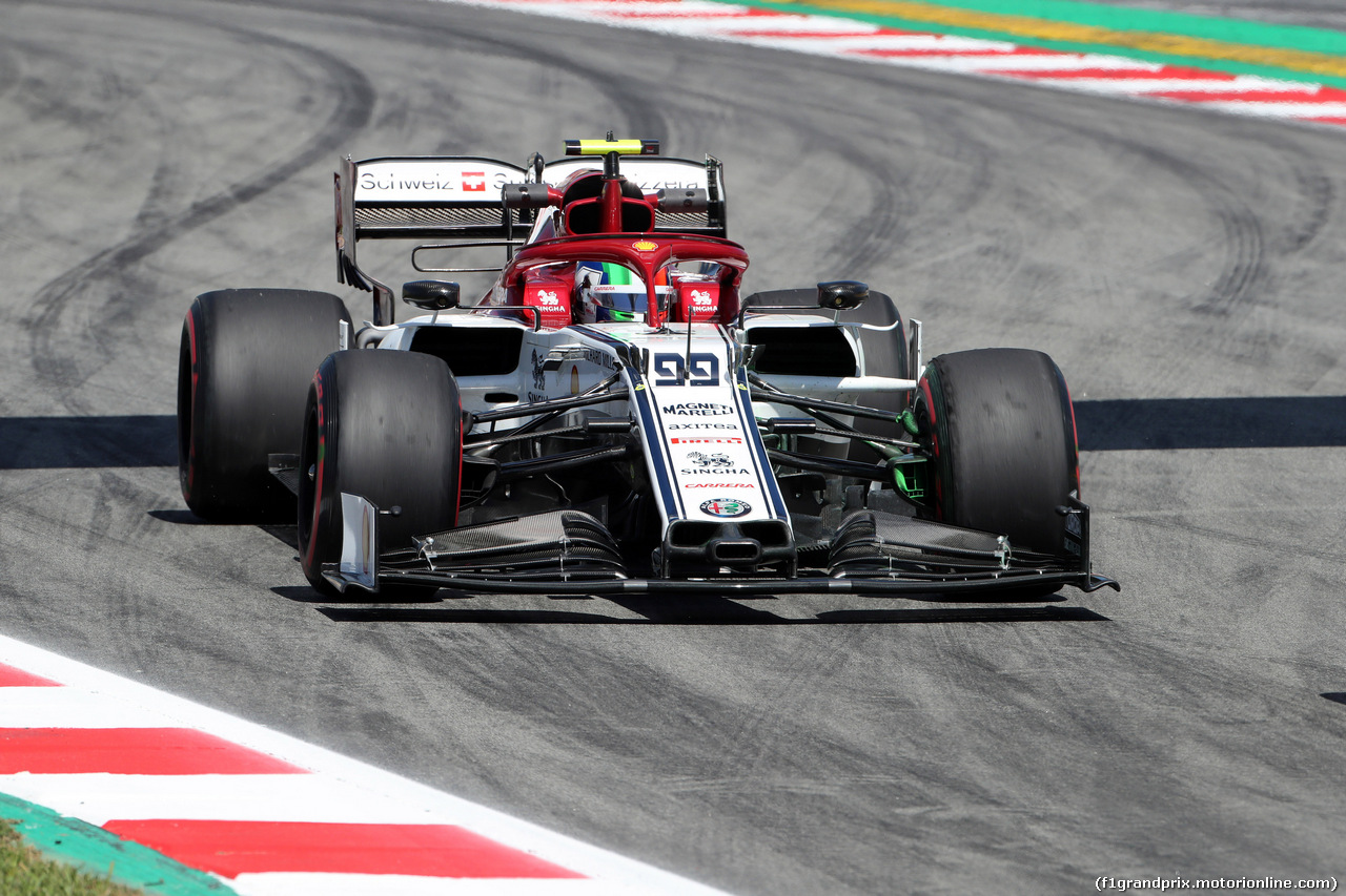 GP SPAGNA, 10.05.2019 - Prove Libere 1, Antonio Giovinazzi (ITA) Alfa Romeo Racing C38