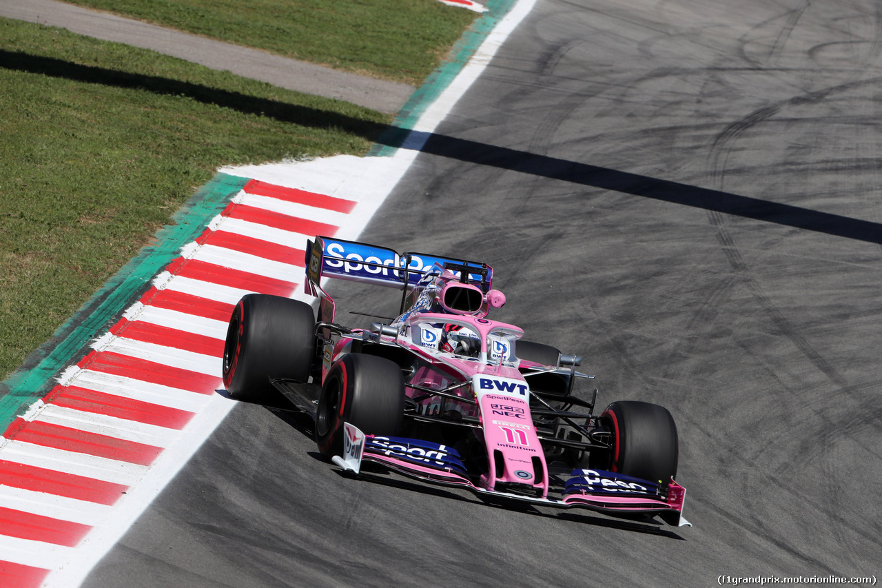 GP SPAGNA, 10.05.2019 - Prove Libere 1, Sergio Perez (MEX) Racing Point F1 Team RP19