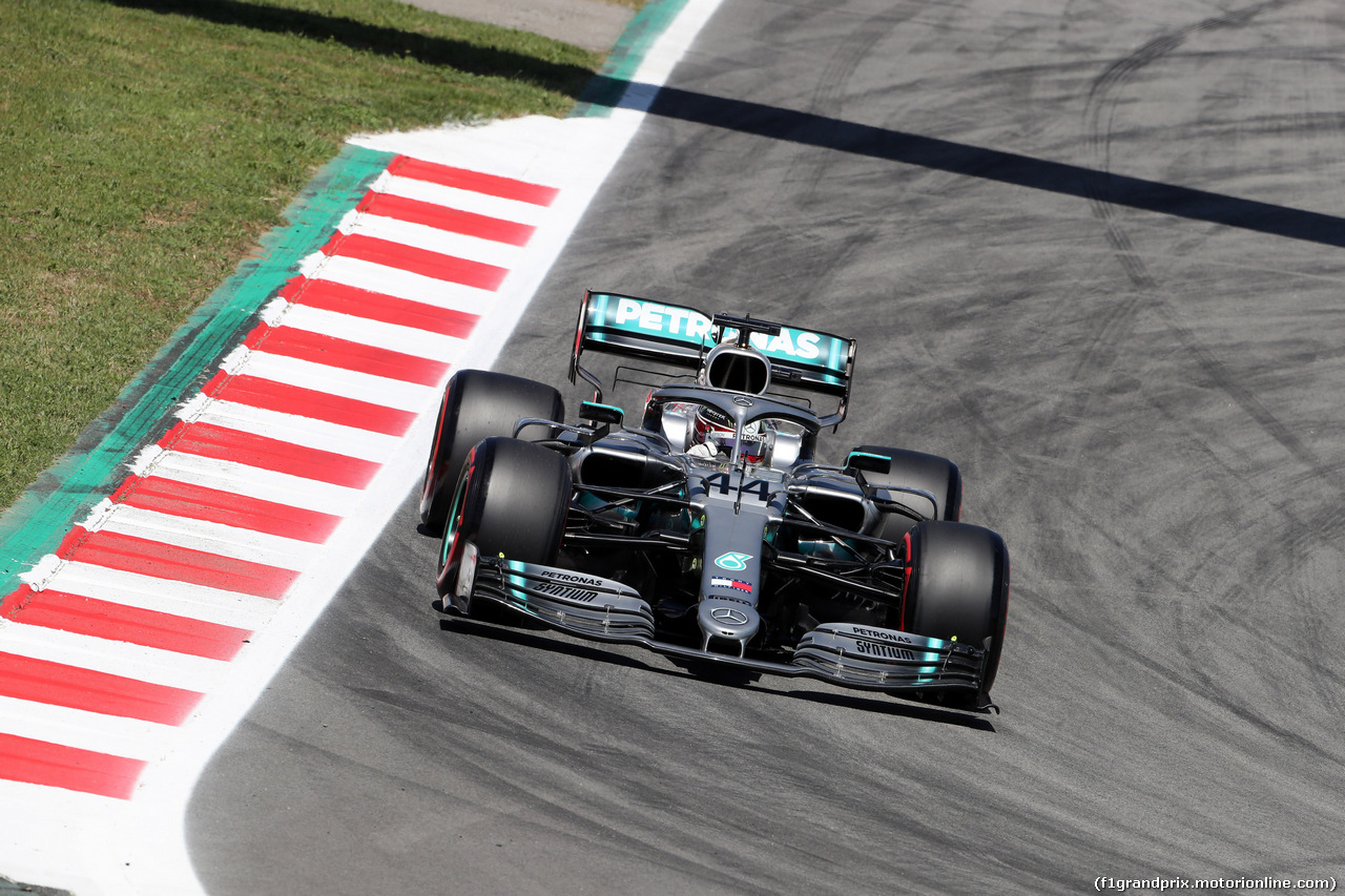 GP SPAGNA, 10.05.2019 - Prove Libere 1, Lewis Hamilton (GBR) Mercedes AMG F1 W10