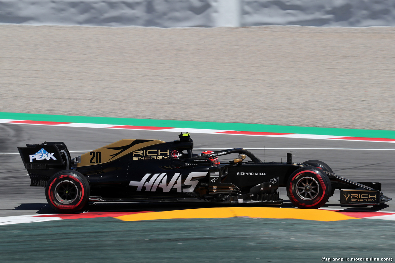 GP SPAGNA, 10.05.2019 - Prove Libere 1, Kevin Magnussen (DEN) Haas F1 Team VF-19