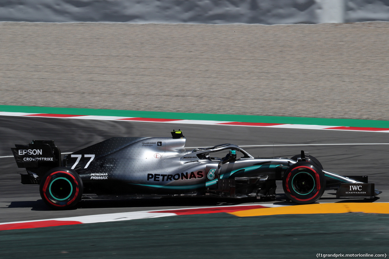 GP SPAGNA, 10.05.2019 - Prove Libere 1, Valtteri Bottas (FIN) Mercedes AMG F1 W010