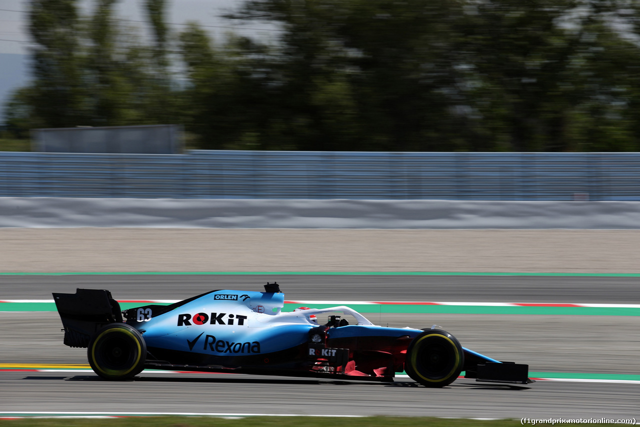 GP SPAGNA, 10.05.2019 - Prove Libere 1, George Russell (GBR) Williams Racing FW42