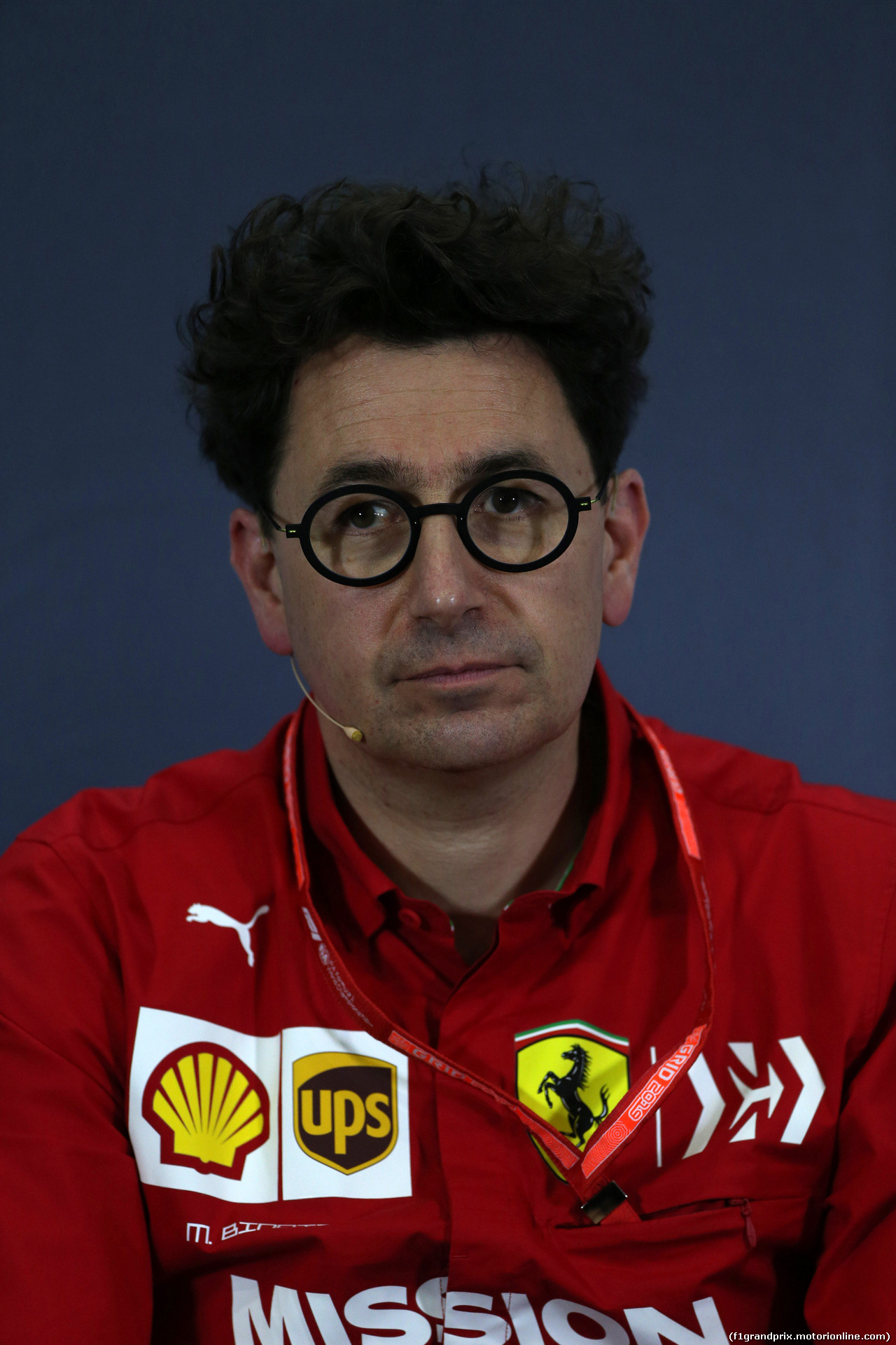 GP SPAGNA, 10.05.2019 - Conferenza Stampa, Mattia Binotto (ITA) Ferrari Team Principal