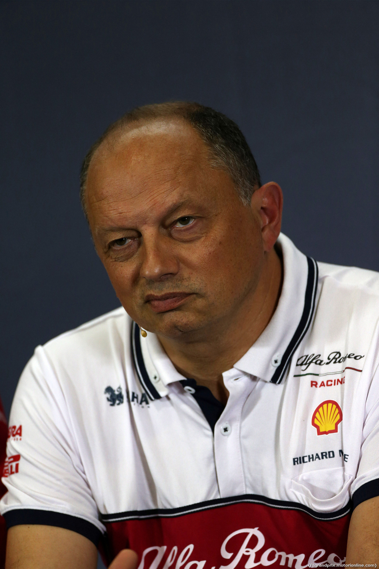 GP SPAGNA, 10.05.2019 - Conferenza Stampa , Frederic Vasseur (FRA) Alfa Romeo Racing, Team Principal