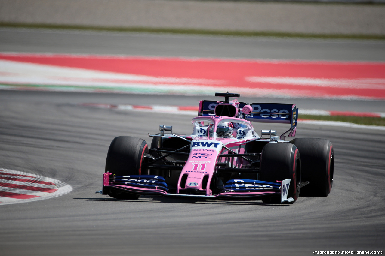 GP SPAGNA, 10.05.2019 - Prove Libere 1, Sergio Perez (MEX) Racing Point F1 Team RP19