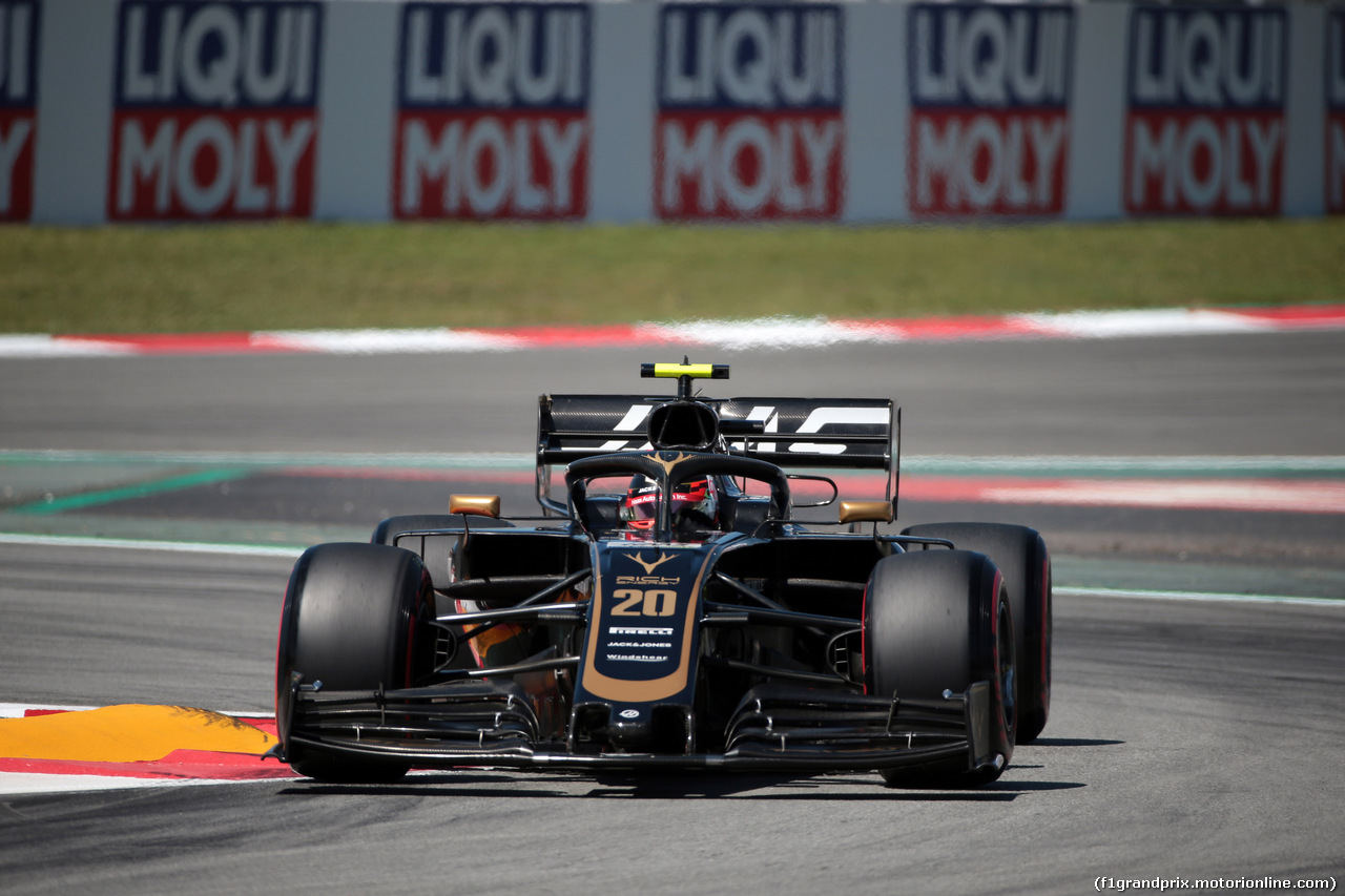 GP SPAGNA, 10.05.2019 - Prove Libere 1, Kevin Magnussen (DEN) Haas F1 Team VF-19