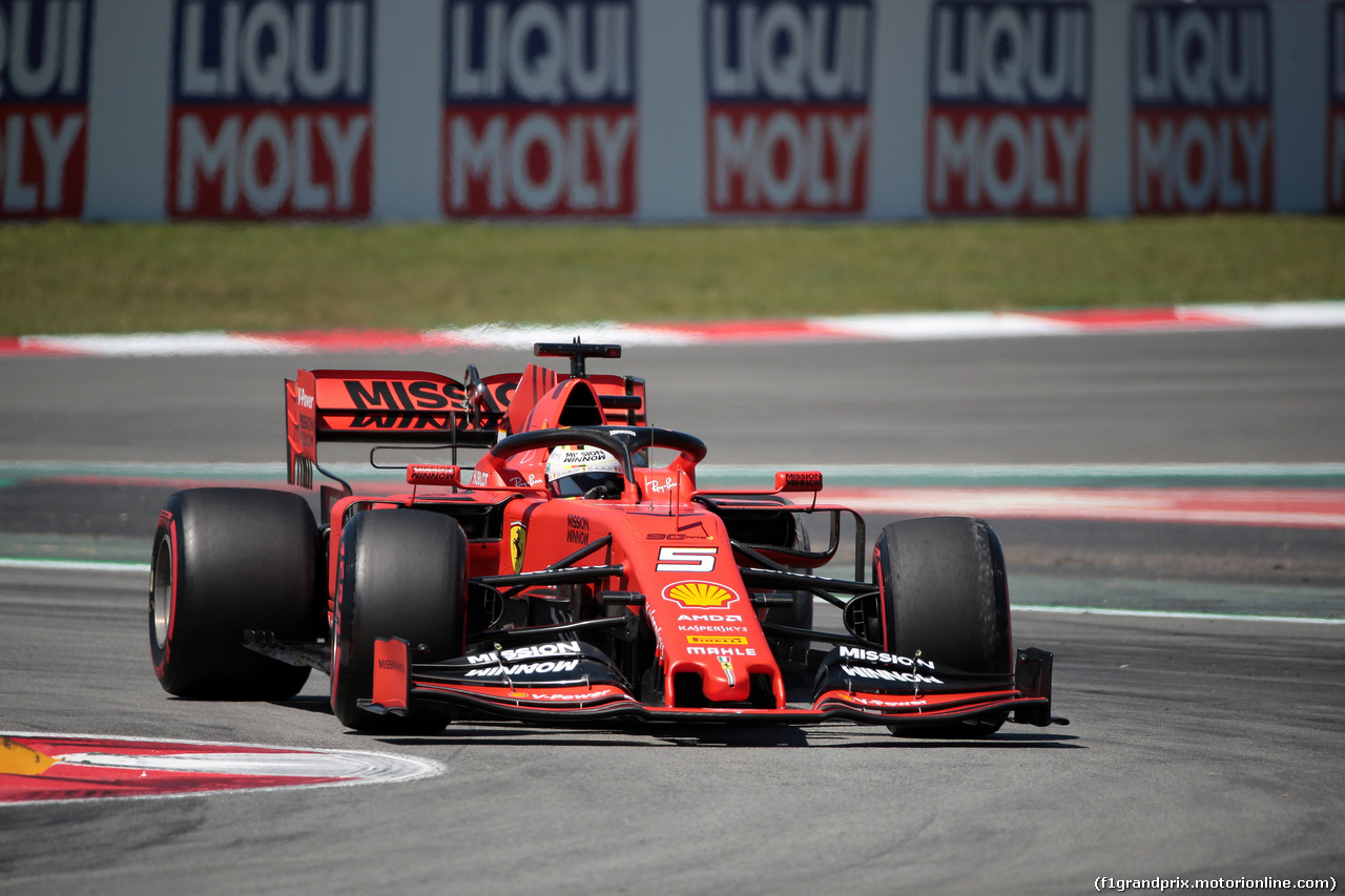 GP SPAGNA, 10.05.2019 - Prove Libere 1, Sebastian Vettel (GER) Ferrari SF90