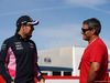 GP SPAGNA, 10.05.2019 - Sergio Perez (MEX) Racing Point F1 Team RP19 e Juan Pablo Montoya (COL)