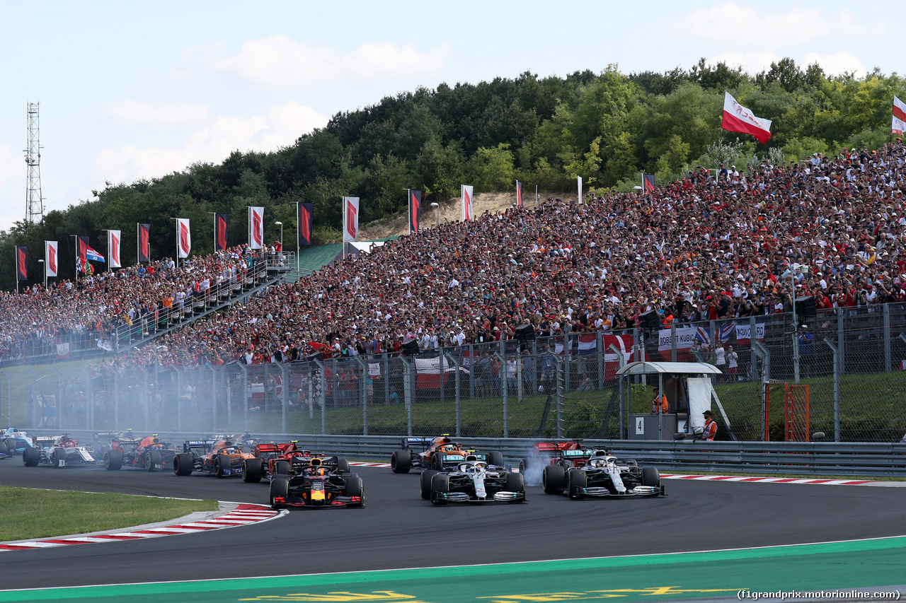 GP UNGHERIA, 04.08.2019 - Gara, Start of the race