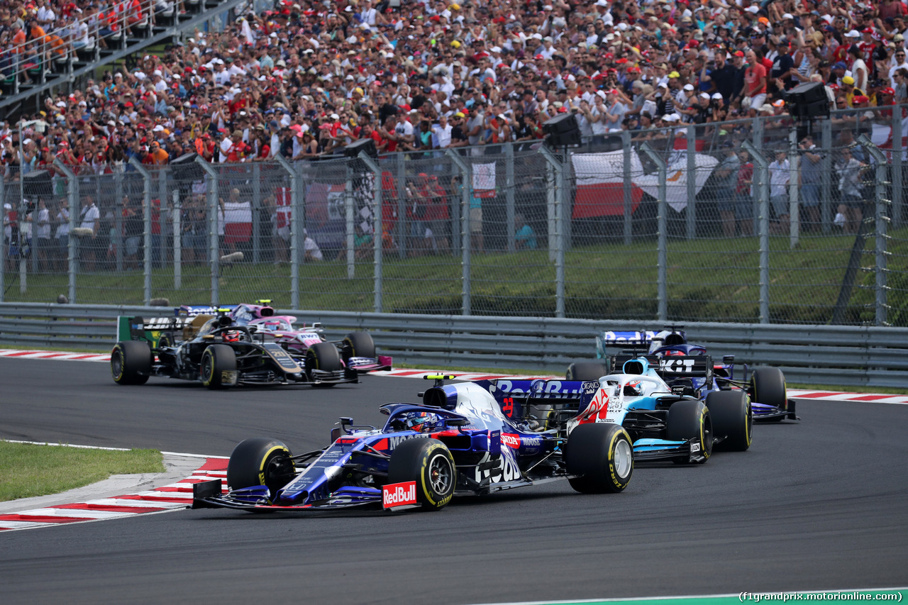 GP UNGHERIA, 04.08.2019 - Gara, Alexander Albon (THA) Scuderia Toro Rosso STR14