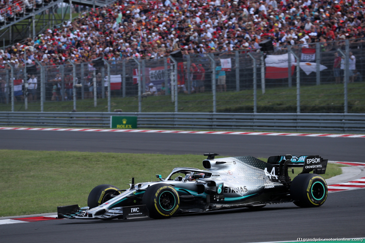 GP UNGHERIA, 04.08.2019 - Gara, Lewis Hamilton (GBR) Mercedes AMG F1 W10