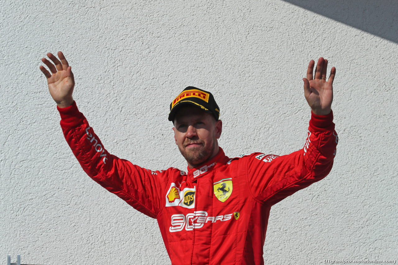 GP UNGHERIA, 04.08.2019 - Gara, 3rd place Sebastian Vettel (GER) Ferrari SF90