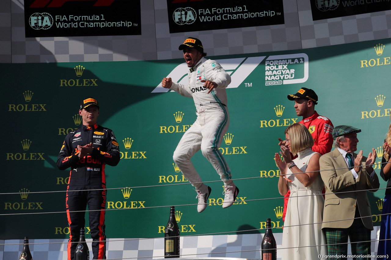 GP UNGHERIA, 04.08.2019 - Gara, Lewis Hamilton (GBR) Mercedes AMG F1 W10 vincitore